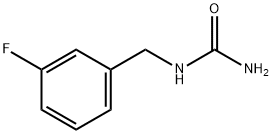 (3-氟苯基)甲基]脲 结构式