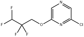 2-氯-6-(2,2,3,3-四氟丙氧基)吡嗪 结构式