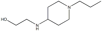 2-((1-丙基哌啶-4-基)氨基)乙醇 结构式