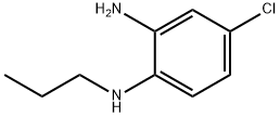 4-氯-N1-丙基苯-1,2-二胺 结构式