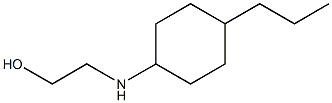 2-((4-丙基环己基)氨基)乙醇 结构式