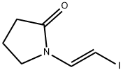1-(2-iodoethenyl)pyrrolidin-2-one 结构式