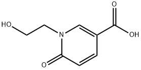 1-(2-hydroxyethyl)-6-oxo-1,6-dihydropyridine-3-carboxylic acid 结构式
