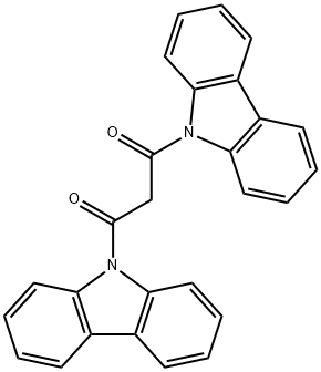 1,3-PROPANEDIONE, 1,3-DI-9H-CARBAZOL-9-YL- 结构式