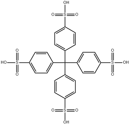 四(4-磺酸苯基)甲烷 结构式