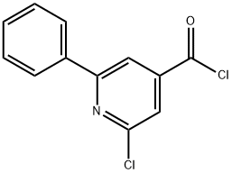 2-chloro-6-phenylisonicotinoylchloride 结构式