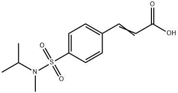 3-{4-[methyl(propan-2-yl)sulfamoyl]phenyl}prop-2-enoic acid 结构式