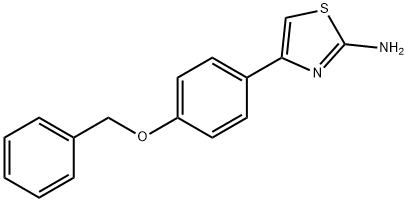 4-[4-(苄氧基)苯基]-1,3-噻唑-2-胺 结构式