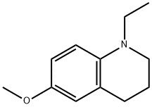 1-Ethyl-6-methoxy-1,2,3,4-tetrahydroquinoline 结构式