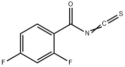 2,4-二氟苯甲酰基 异硫氰酸酯 结构式