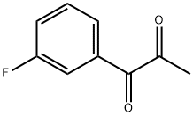 1-(3-FLUOROPHENYL)PROPANE-1,2-DIONE 结构式