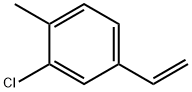 Benzene, 2-chloro-4-ethenyl-1-methyl- 结构式