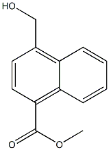 methyl 4-(hydroxymethyl)-1-naphthoate 结构式