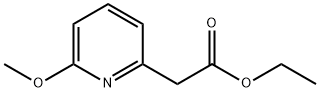 2-(6-甲氧基吡啶-2-基)乙酸乙酯 结构式