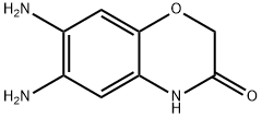 6,7-二氨基-3,4-二氢-2H-1,4-苯并噁嗪-3-酮 结构式