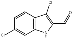 3,6-dichloro-1H-indole-2-carbaldehyde 结构式