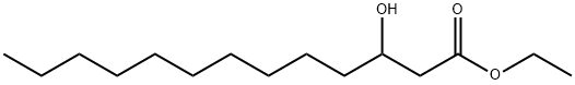 3-羟基十三烷酸乙酯 结构式