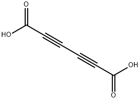 2,4-Hexadiynedioic acid 结构式