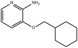 3-(cyclohexylmethoxy)pyridin-2-amine 结构式