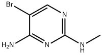 5-溴-N2-甲基-2,4-嘧啶二胺 结构式