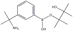 2-(3-(4,4,5,5-四甲基-1,3,2-二氧杂硼烷-2-基)苯基)丙-2-胺 结构式