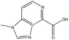 1-甲基-1H-咪唑并[4,5-C]吡啶-4-羧酸 结构式