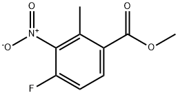 methyl 4-fluoro-2-methyl-3-nitrobenzoate 结构式