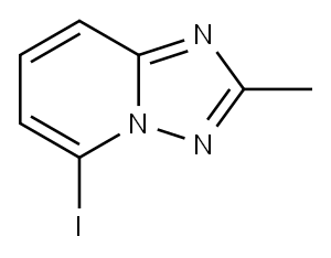 5-iodo-2-methyl-[1,2,4]triazolo[1,5-a]pyridine 结构式