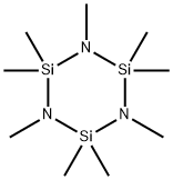 Cyclotrisilazane, nonamethyl- 结构式