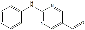 2-Anilinopyrimidine-5-carbaldehyde, 97% 结构式