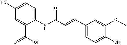 燕麦蒽酰胺 B 结构式