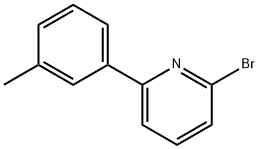 2-Bromo-6-(3-tolyl)pyridine 结构式