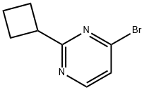 4-溴-2-环丁基嘧啶 结构式