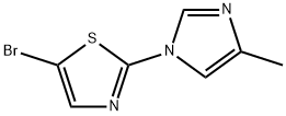 5-Bromo-2-(4-methylimidazol-1-yl)thiazole 结构式