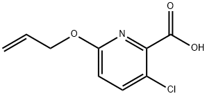 3-氯-6-(丙-2-烯-1-氧基)吡啶-2-羧酸 结构式