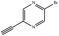 2-bromo-5-ethynylpyrazine 结构式