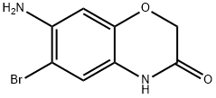 7-amino-6-bromo-3,4-dihydro-2H-1,4-benzoxazin-3-one 结构式