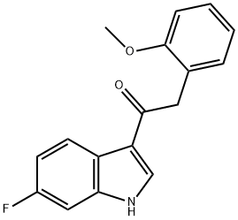 1-(6-fluoro-1H-indol-3-yl)-2-(2-methoxyphenyl)ethan-1-one 结构式