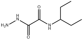 1-(肼羰基)-N-(戊烷-3-基)甲酰胺 结构式