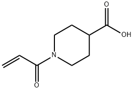 1-(丙-2-烯酰)哌啶-4-羧酸 结构式