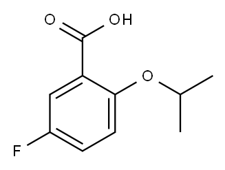 5-氟-2-异丙氧基苯甲酸 结构式