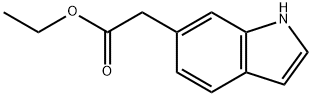 ethyl 2-(1H-indol-6-yl)acetate 结构式
