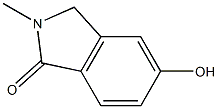 5-羟基-2-甲基-2,3-二氢-1H-异吲哚-1-酮 结构式