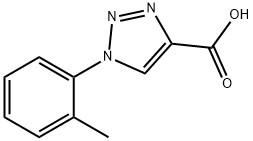 1-(2-甲基苯基)-1H-1,2,3-三唑-4-羧酸 结构式