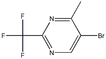 5-溴-4-甲基-2-(三氟甲基)嘧啶 结构式