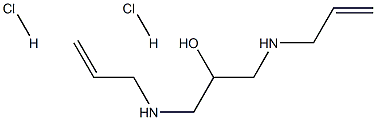 1,3-双（烯丙基氨基）丙-2-醇二盐酸盐 结构式