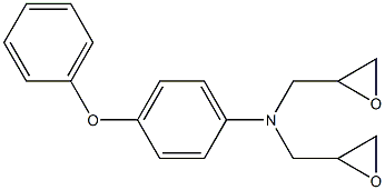 4-苯氧基-N,N-二(2-环氧丙基)苯胺 结构式