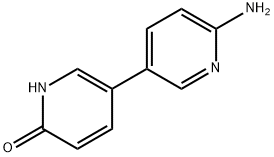 2-Hydroxy-5-(2-amino-5-pyridyl)pyridine 结构式