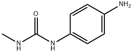 1-(4-氨基苯基)-3-甲基脲 结构式