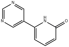 2-Hydroxy-6-(5-pyrimidyl)pyridine 结构式